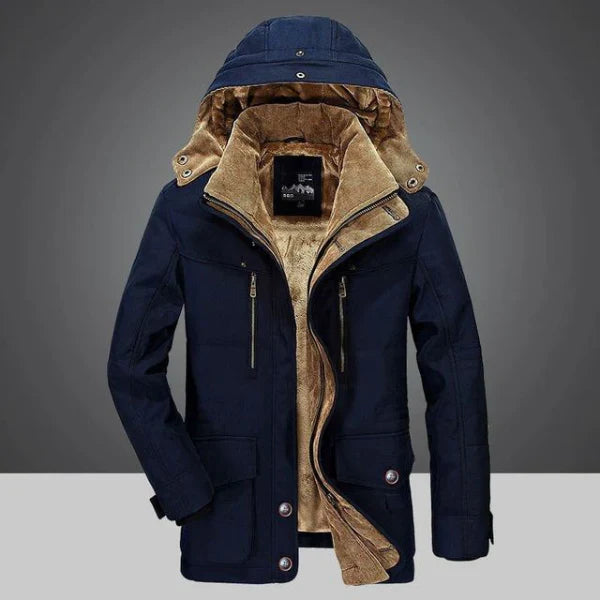 Waterdichte winterjas met fleece voering voor heren