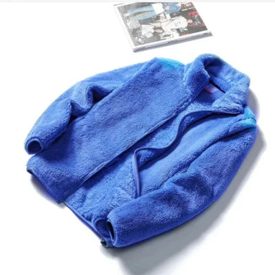 Warm en Knus Jasje met Volledige Ritssluiting, Fleece Vest Dames
