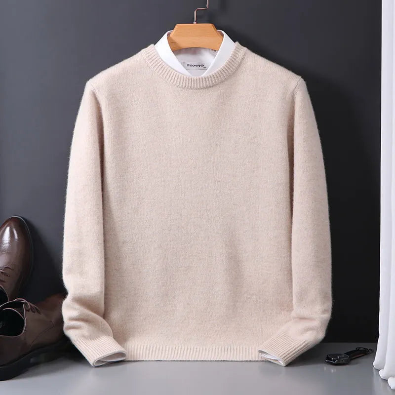 Stijlvolle kasjmier crewneck voor heren