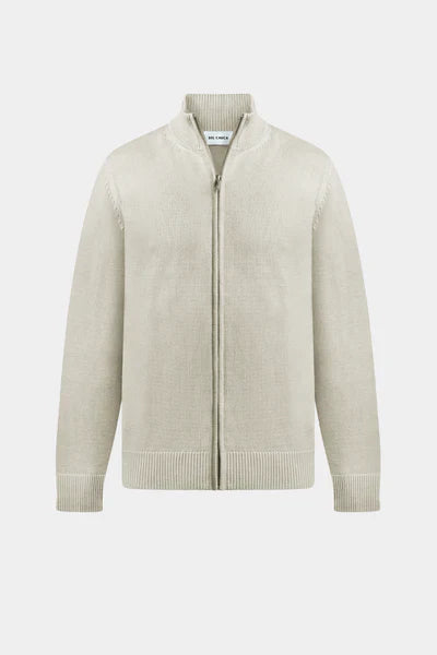 Comfortabele full zip sweater voor heren