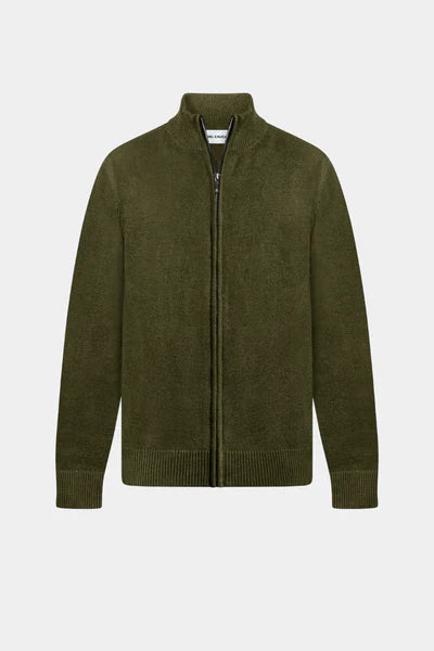Comfortabele full zip sweater voor heren
