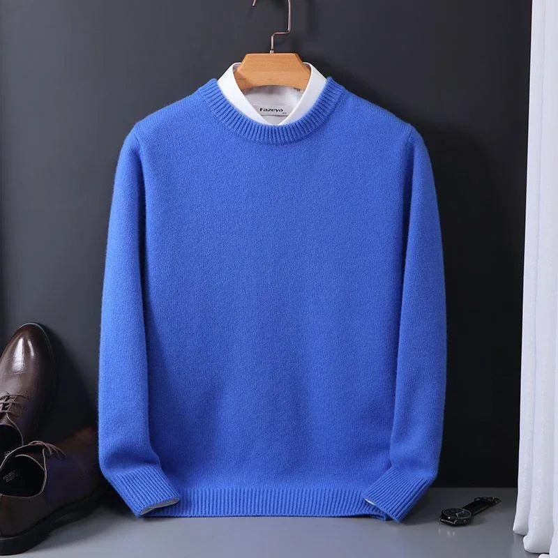 Stijlvolle crewneck van kasjmier wol voor heren
