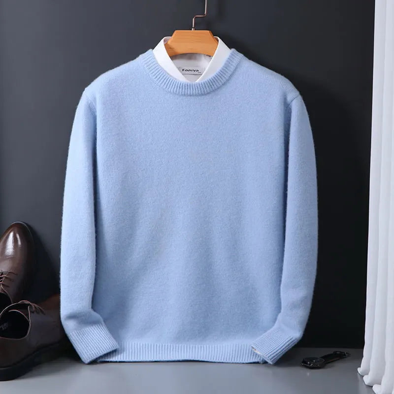 Stijlvolle crewneck van kasjmier wol voor heren
