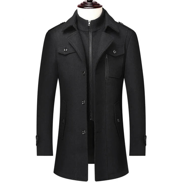 Peaky Blinders Winterjas Met Hoge Kraag Voor Heren