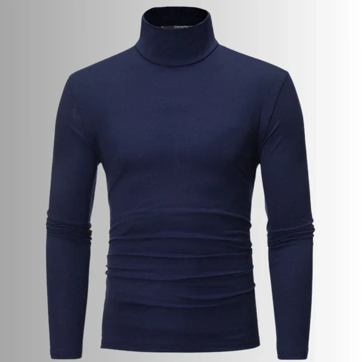 Casual slim fit coltrui voor heren