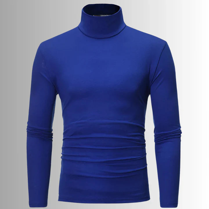 Casual slim fit coltrui voor heren