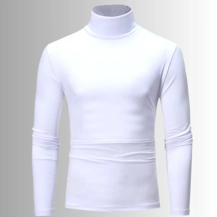 Casual slim fit coltrui voor heren